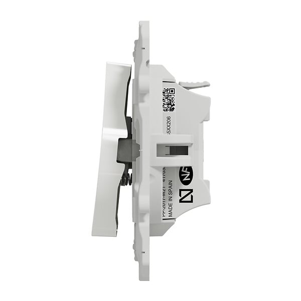 SCHNEIDER ELECTRIC - Bouton poussoir - Gamme Odace - Blanc - 10A - large