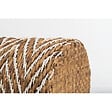M.CEZARE - Panier souple Elise - 35 x 35 x 35 cm - taille L - jute - motifs chevrons - vignette