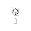 WATTS - Jauge mécanique Watts 22L0103102 Meca-M 200 V verticale 95mm WATTS - vignette