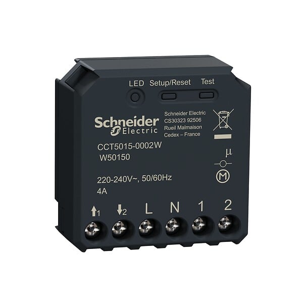 SCHNEIDER ELECTRIC - Micromodule encastré Zigbee Wiser - Gris - volet roulant - large