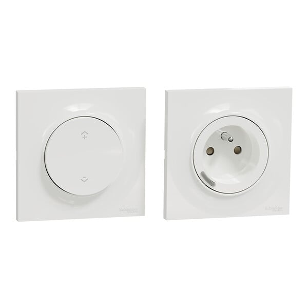 SCHNEIDER ELECTRIC - Kit commande sans fil Wiser Odace - Blanc - Zigbee 3.0 - large