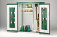 BIOHORT - Armoire métal T150 - Gris quartz - L.155xl.83xH.182.5cm - vignette