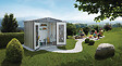 BIOHORT - Abri de jardin Europa T 4A - Métal -  Gris foncé - 4,4m2 - vignette
