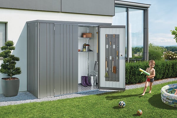 BIOHORT - Armoire à outils T 230 - Gris foncé - L.227xH.182.5xP.83cm - large