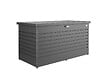 BIOHORT - Coffre de jardin T 160 High - Métal - Gris foncé - 830L - vignette
