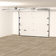 FLEXIDOOR - Porte Sectionnelle PLUS Lisse sans rainures 2.4x2.0m Blanche - vignette
