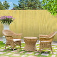 VOUNOT - Canisse PVC brise vue ultra renforce avec attaches de fixation 80x500cm beige - vignette