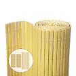 VOUNOT - Canisse PVC brise vue ultra renforce avec attaches de fixation 90x300cm beige - vignette