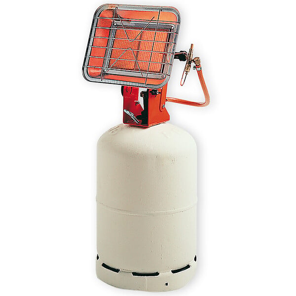 SPLUS - Radiant gaz propane Splus Solo P 821 SR 2800 à 4600W allumage pièzo avec tuyau orange et détendeur S.PLUS - large