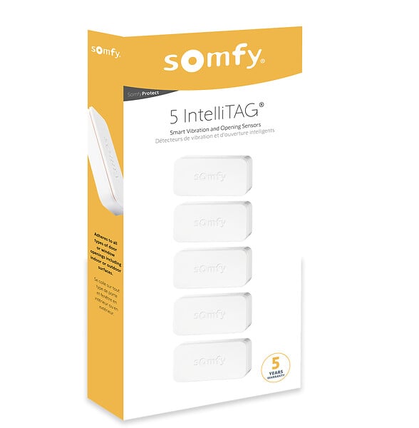 SOMFY - Somfy 2401488 - Pack de 5 détecteurs de vibration IntelliTAG - large