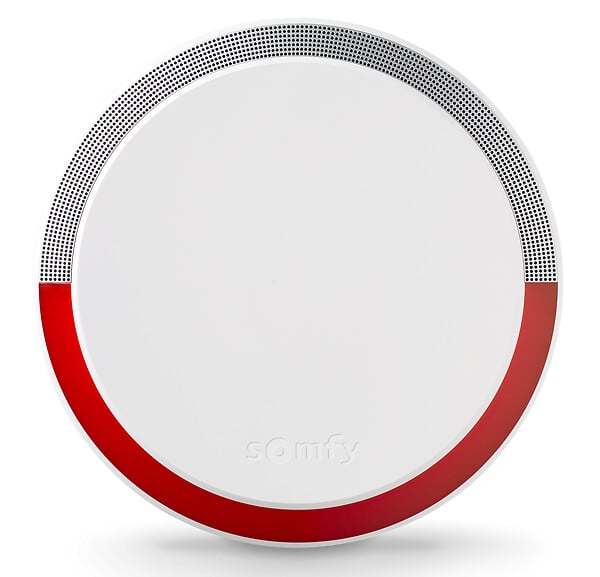 SOMFY - Sirène extérieure sans fil 112 dB - Home Alarm - Blanc - large