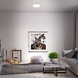 BRILONER - Plafonnier LED métal RUNA Blanc - 18W - vignette