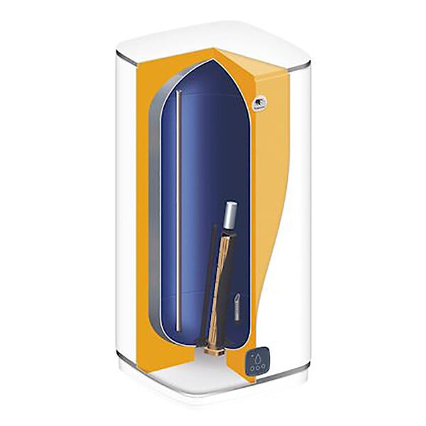 THERMOR - Chauffe-eau électrique Malicio 3 connecté Thermor - 2250W - Carré vertical mural - 65L - 2 personnes - Blanc - large