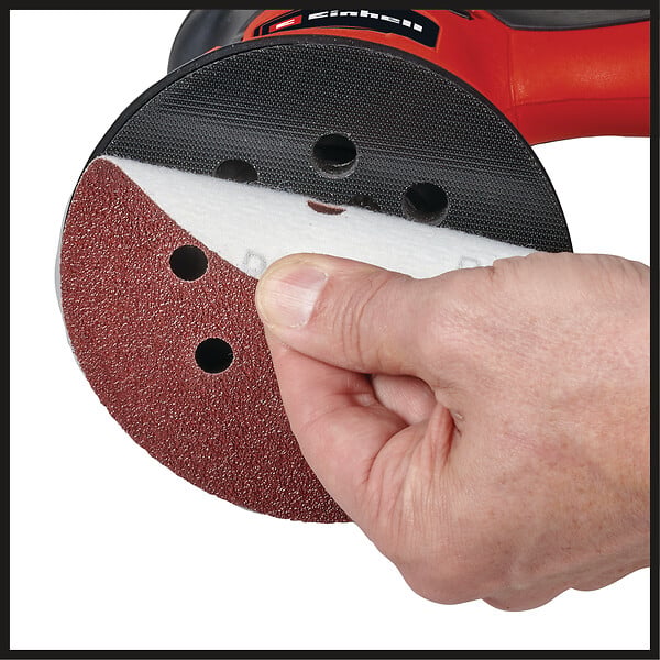 EINHELL - Ponceuse excentrique 425W - TC-RS 425 E - Plateau 125mm - large