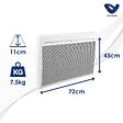 VOLTMAN - Chauffage électrique panneaux rayonnants 1500W - Voltman - vignette