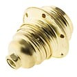 ZENITECH - Douille E27 acier laitonné double bague + borne de terre - Zenitech - vignette