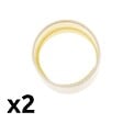 ZENITECH - Lot de 2 manchons IRL Ø25mm - Blanc - Zenitech - vignette
