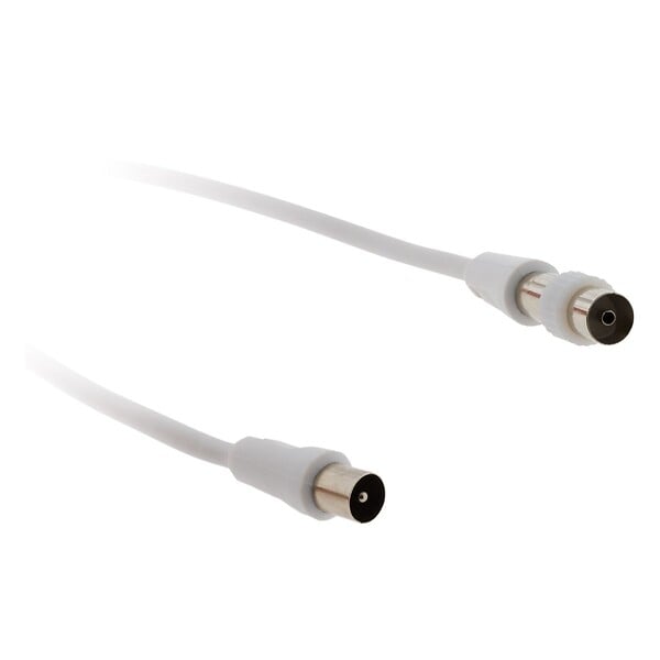 ZENITECH - Prolongateur TV mâle/mâle + adaptateur F/F 5m - Zenitech - large