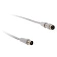 ZENITECH - Prolongateur TV mâle/mâle + adaptateur F/F 5m - Zenitech - vignette