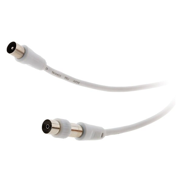 ZENITECH - Prolongateur TV mâle/mâle + adaptateur F/F 5m - Zenitech - large