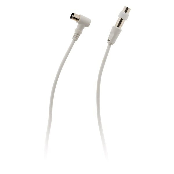 ZENITECH - Prolongateur TV mâle/mâle + adaptateur F/F 5m - Zenitech - large