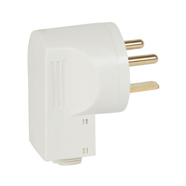 LEGRAND - Fiche mâle 2P+T 20 A coudée - Legrand - Blanc - large