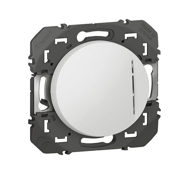 LEGRAND - Interrupteur va-et-vient avec voyant Dooxie Blanc 10AX - large