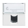 LEGRAND - Prise RJ45 catégorie 6 FTP Mosaic 2 modules - Blanc - vignette