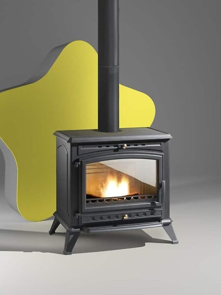 INVICTA - Poêle à bois en fonte Alma - 12kW - large