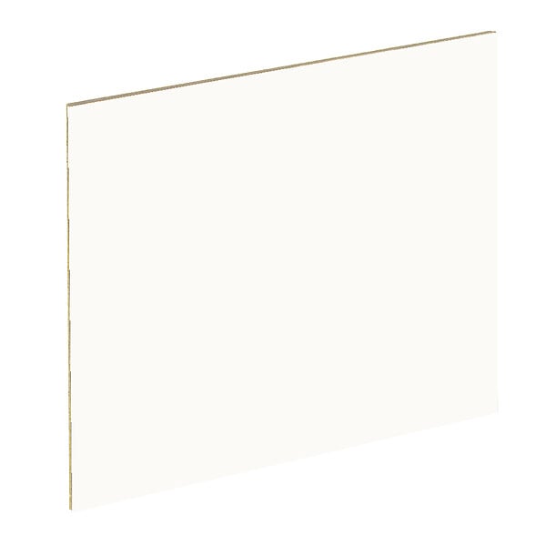 FORESTEA - Crédence cuisine stratifiée HPL réversible blanc/pierre naturelle 3000 x 640 x 13 mm FSC - large