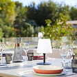 LUMISKY - Lampe de table sans fil STANDY MINI Noir H25cm - vignette