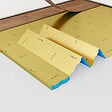 FORESTEA - Souscouche parquet SELITBLOC film alu ép 1.6 mm acoustique 10.2 m2 8.5m x 1.2m - vignette