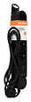 ZENITECH - Bloc parafoudre IOTA 4 prises 16A avec interrupteur - Noir - vignette