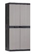 TOOMAX - Armoire haute - Résine - Gris et noir - 89x54x190cm - vignette