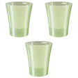 GT GARDEN - Lot de 3 pots pour orchidées avec réserve d'eau - Arte-dea vert clair transparent 2 litres - vignette