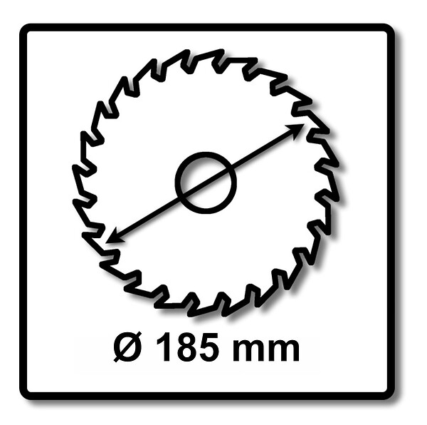 MAKITA - Lame T.C.T MAKITA B-33174 pour scie circulaire, bois avec clous - large