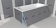 WEDI - Tablier de baignoire - Retour 760 x 600 x 30 mm- réf : 073820102 - vignette