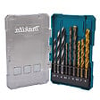 MAKITA - Set de forets métal / maçonnerie / bois MAKITA D-71978 Kit de perçage 9 pièces - vignette