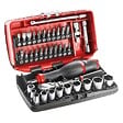 FACOM - Coffret clé à cliquet étanche + douilles 1/4" FACOM RL.NANO1PB 38 pièces - vignette