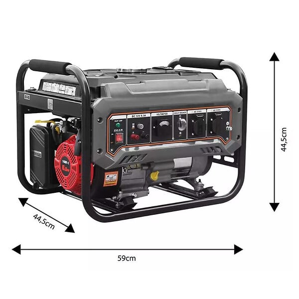 GRAPHITE - Groupe électrogène GRAPHITE 58G904 - 2 000 / 2 200W - 15L - large