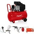 ITOOLS - Compresseur d'air 50L à huile 8 bar 115 PSI Silencieux 2CV 1.5KW + Kit 5 accessoires air comprimé ITOOLS - vignette