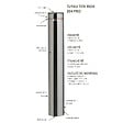 TEN - Tuyau rigide TEN 633200 inox 304 pro 33cm D200mm - vignette