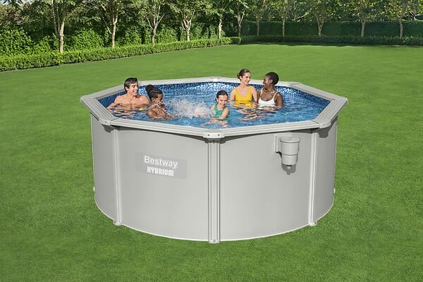 BESTWAY - Piscine hors sol acier Hydrium D300x120cm - L.300xH.120cm - large