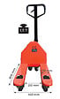 STOCKMAN - Transpalette manuel demi-palette 1500kg - STOCKMAN - ACN15800X450 - vignette