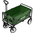 TECTAKE - Chariot pliable LEON avec freins, capacité de charge 80kg vert - vignette
