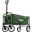 TECTAKE - Chariot pliable LEON avec freins, capacité de charge 80kg vert - vignette