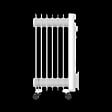 Radiateur à bain d'huile mobile - 1500W - 7 ailettes - vignette