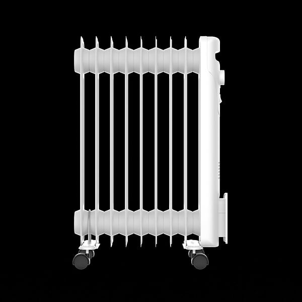 Radiateur bain d'huile mobile - 2000W - large