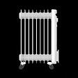 Radiateur bain d'huile mobile - 2000W - vignette
