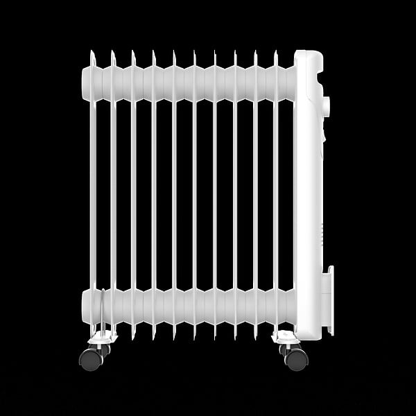 Radiateur bain d'huile mobile - 2500W - large